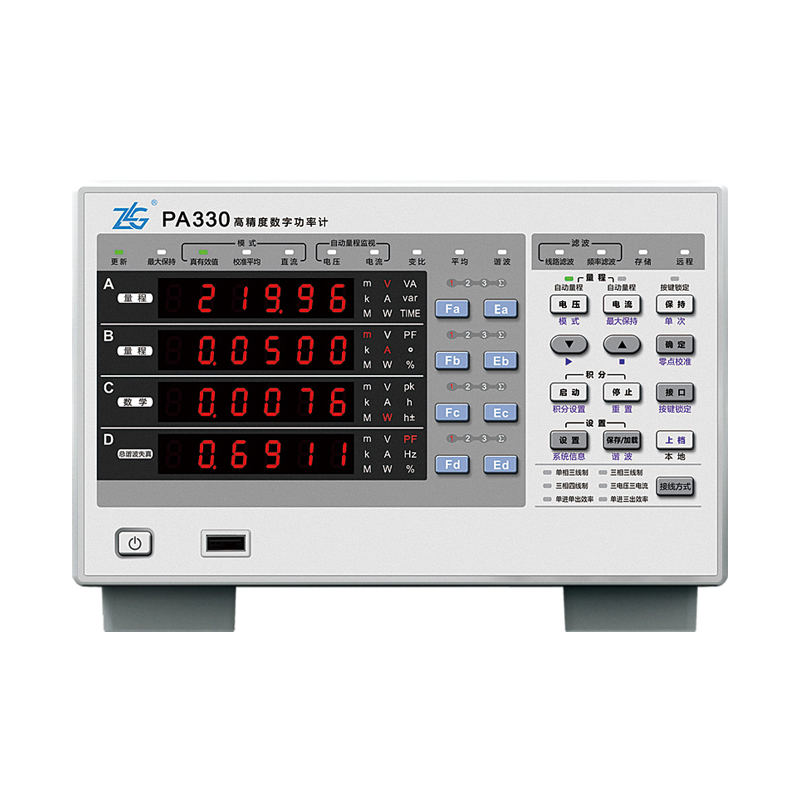 廣州致遠 PA333H 三相數(shù)字功率計 1000V，50A 三通道